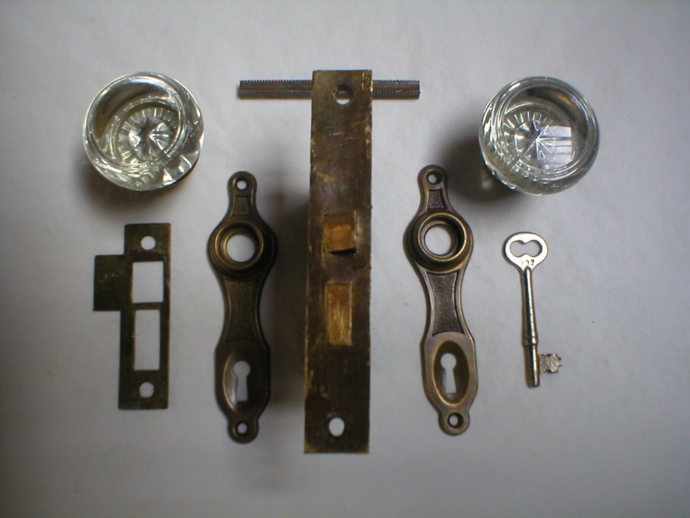 Antique Art Deco Era Door Hardware