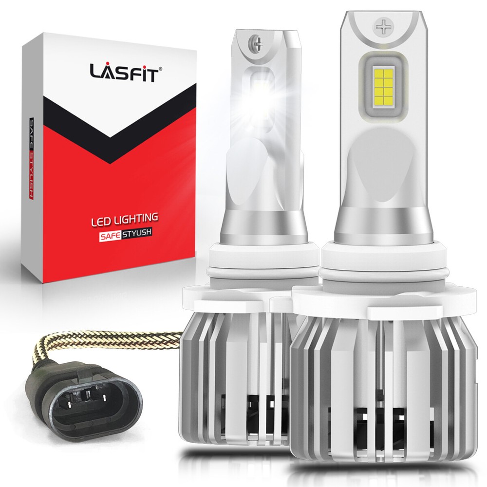 LASFIT 9005 LED Headlight Bulb Conversion Kit High Beam White Super Bright 6000K