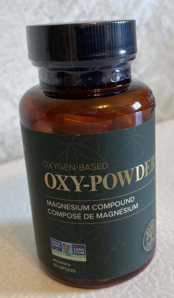 Oxy-Powder Oxygen Based Magnesium Compound Cleanse Constipation Bloat 60ct 2028