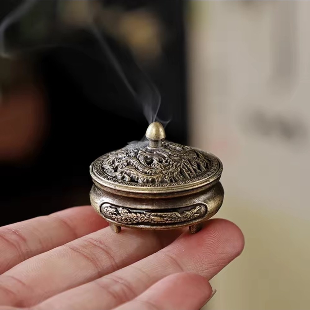 Incense Holder Dragon Decor Petite Burner Device M11