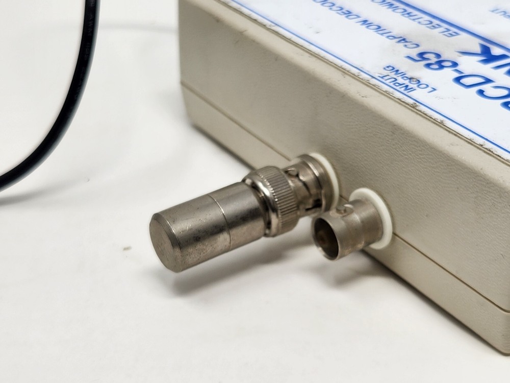 Link Electronics PCD-85 Closed Caption Decoder with Power Supply CC1 CC2 T1 T2