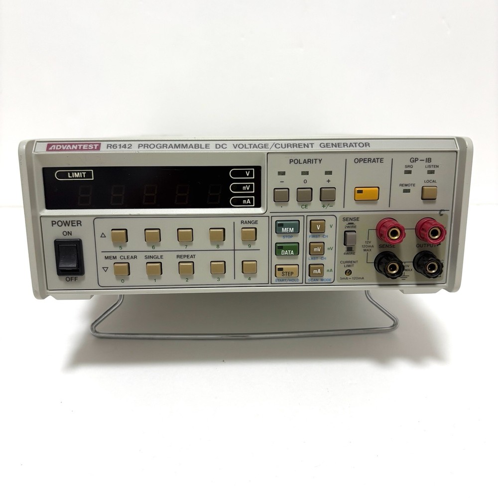 ADVANTEST R6142 Programmable DC Voltage Current Generator USED