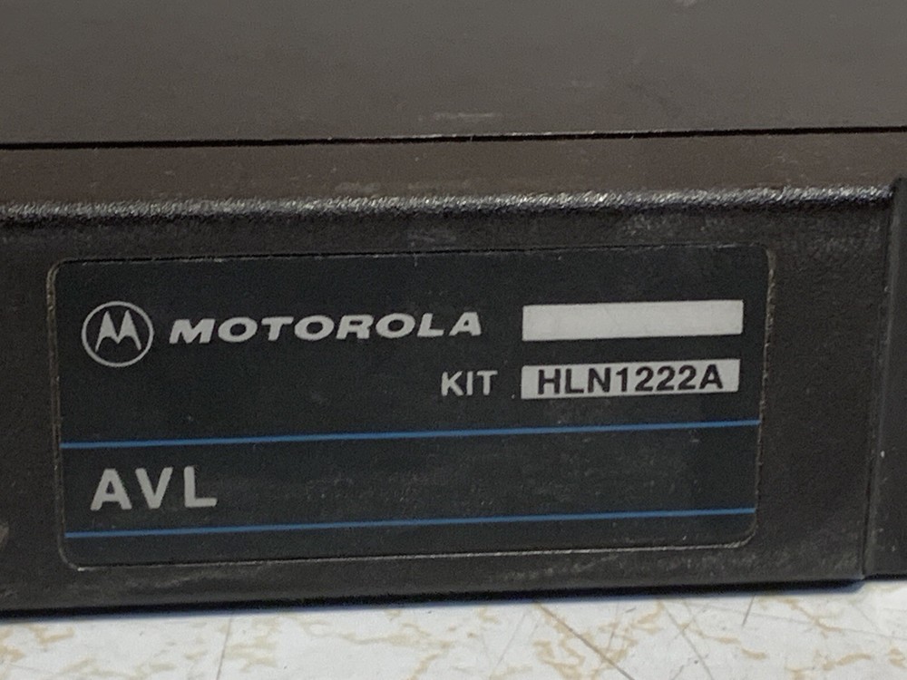 Motorola AVL Kit # HLH1222A Switch Panel Untested