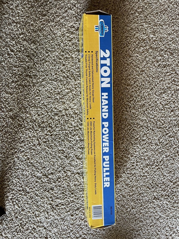 Cummins 2 Ton Hand Power Puller