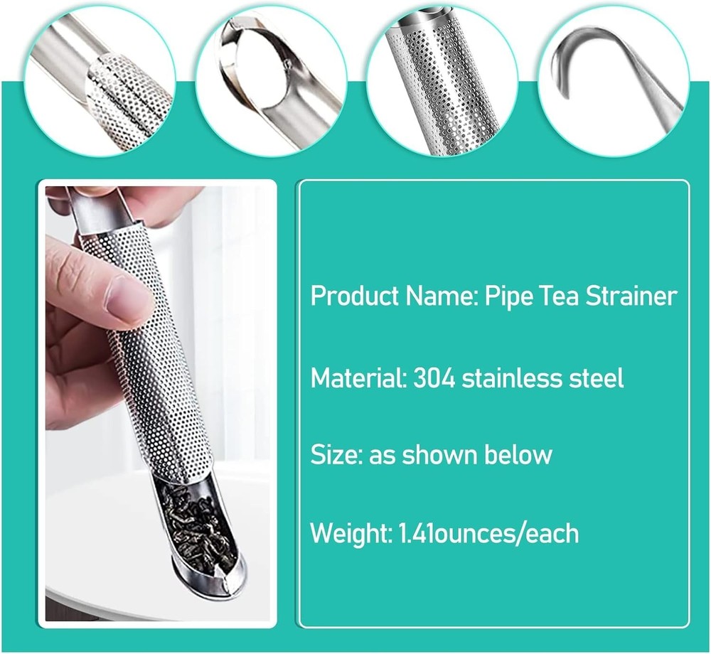 3 Pcs Tea Infuser and 1 Brush, tea diffusers for loose teaTea Infuser for Loose