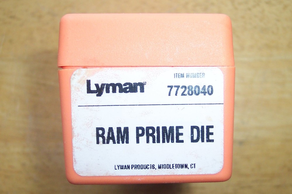LYMAN RAM PRIME DIE