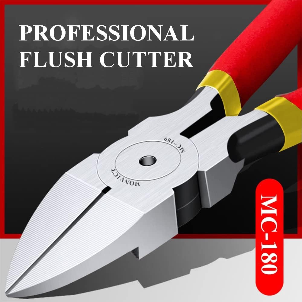 MONVICT Wire Cutters, 6 inch Precision Flush Side Cutters 6"- Pack 1