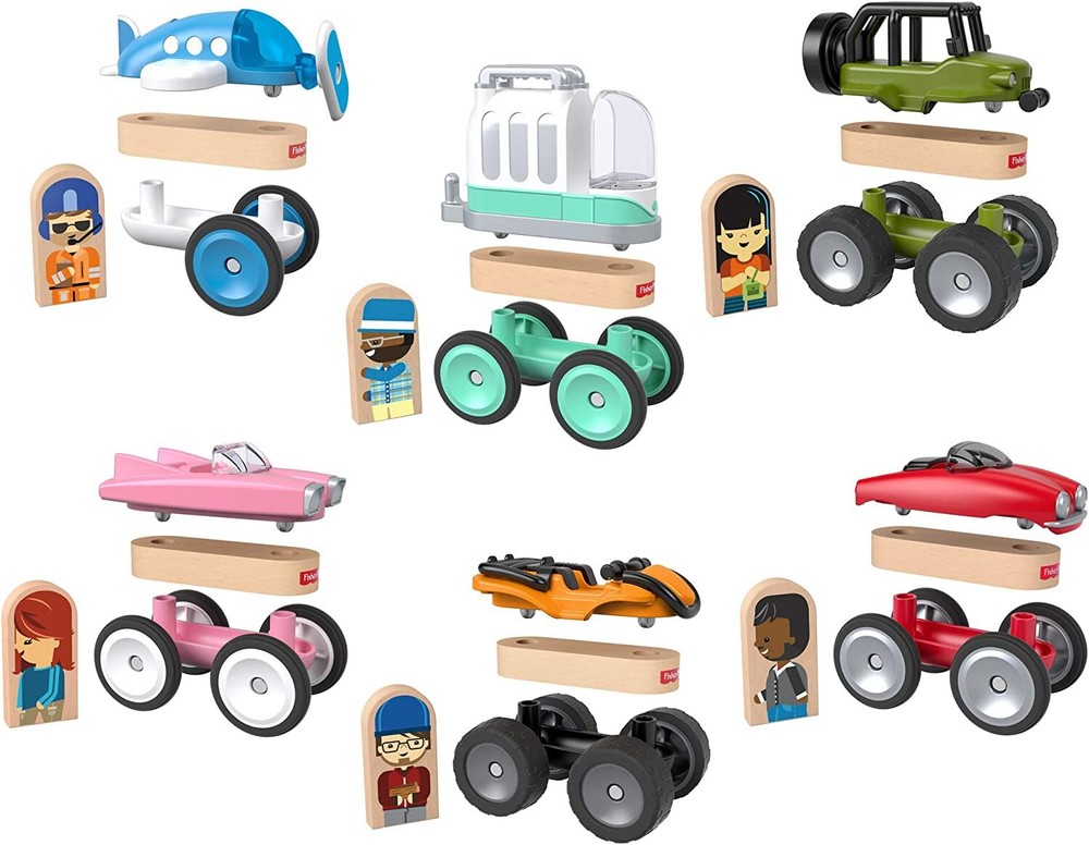 Fisher-Price Wonder Makers design system Vehicle 6-Pack
