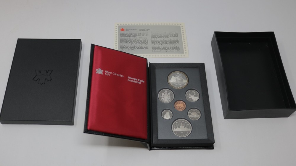 1987 CANADA 7 PC DOUBLE DOLLAR PROOF
