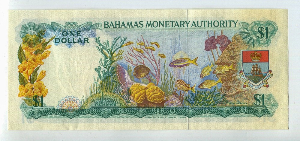 1968 Bahamas $1 Dollar UNC WC199