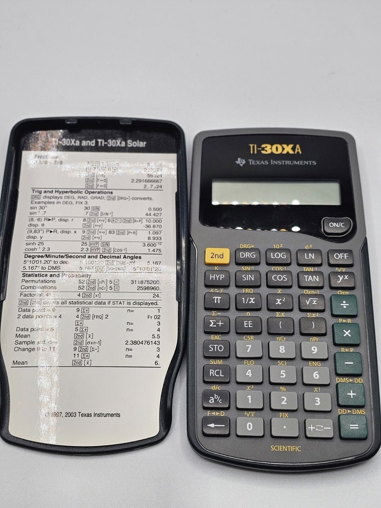 Texas Instruments, TI-30XA Math Scientific Calculator