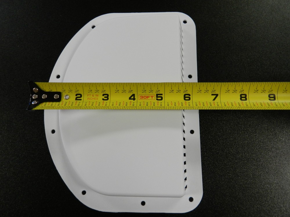 TRAILER / RV VENTS, White, 2 inner, 2 outer, Utility, Cargo, Motorcycle Sidewall