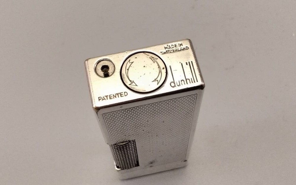 Dunhill Rollagas Early Model Silver Lighter Fully Working