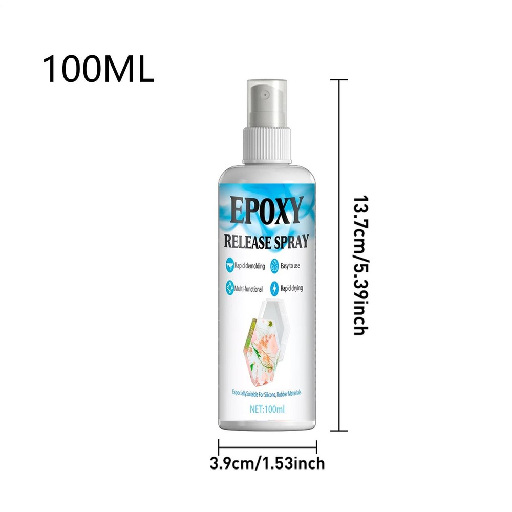 Silicone Mold Release Spray 100ml Smooth Removal Agent Silicone Release