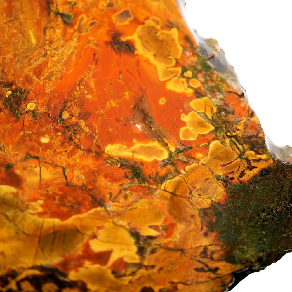 Kaleidoscope Jasper Slab - Floating Orb Deposit