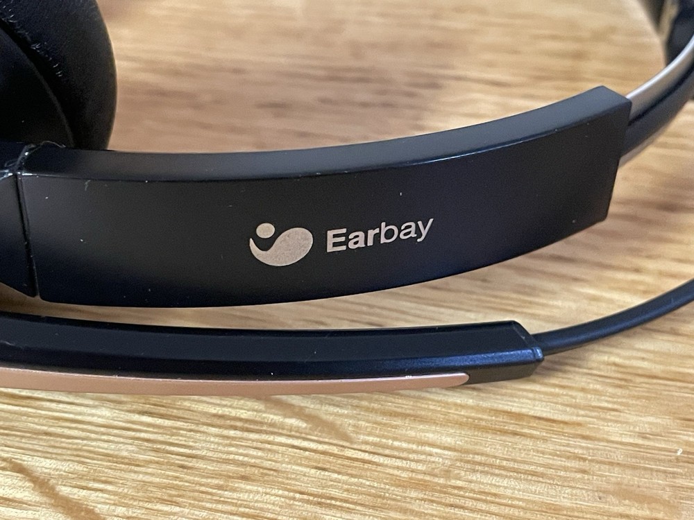Earbay Wireless Headset With Microphone Black BT786C-D