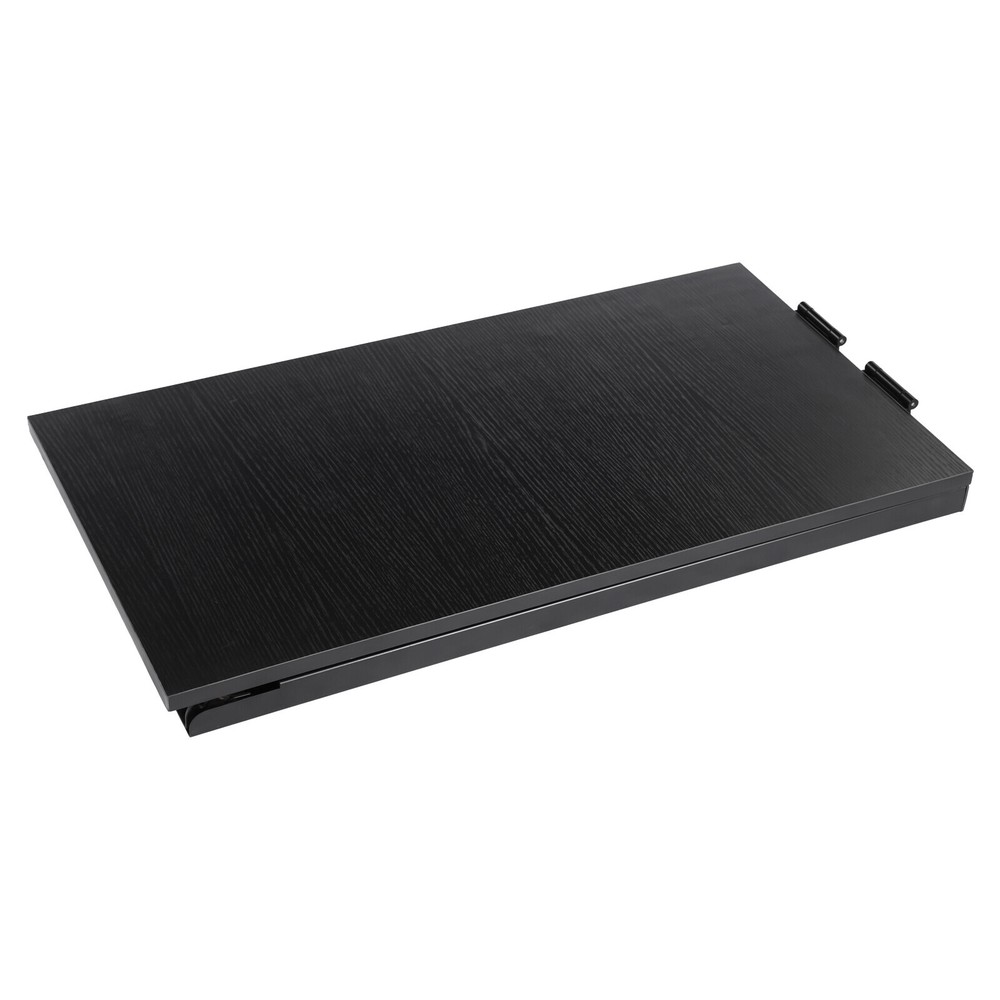 75*40cm Black Folding Dining Table Wall Mounted Folding Table For Home Offices