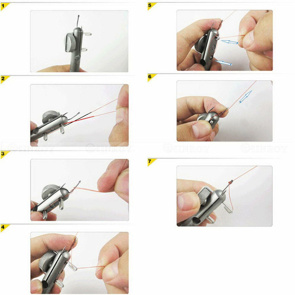 Fishing Hook Knotting Tool Tie Hook Loop Making Device Hooks Decoupling Remover