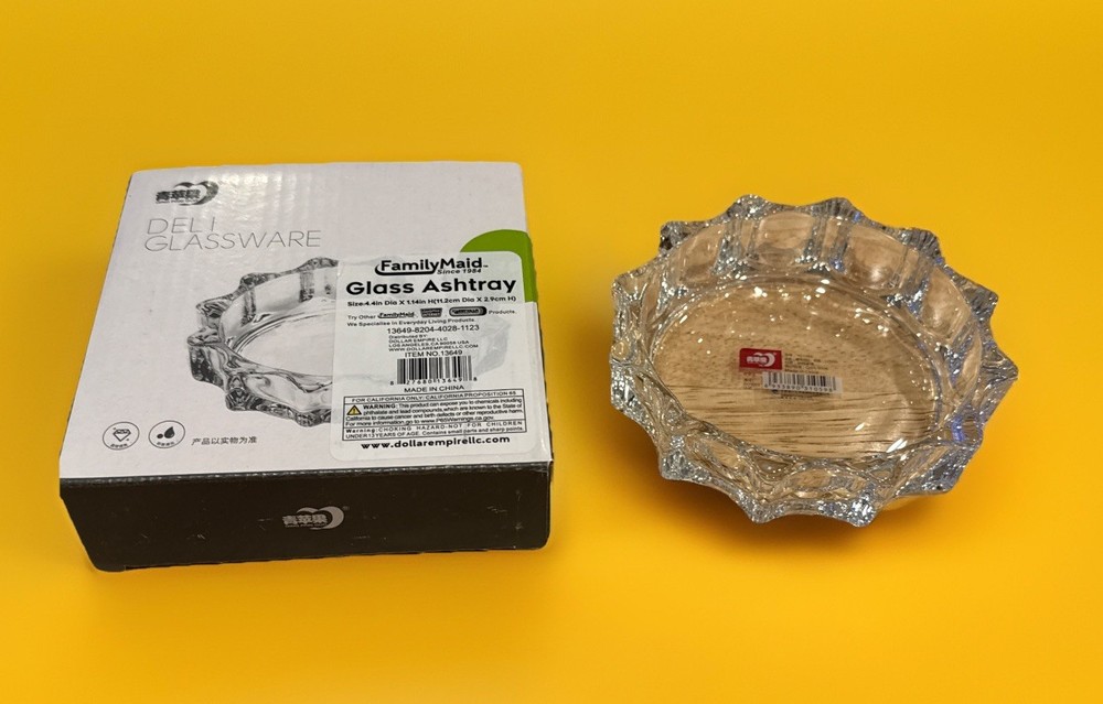 Ashtray Deli Glassware