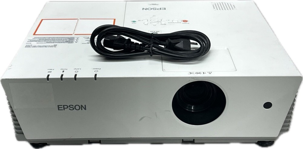 Epson PowerLite 6110i Projector LCD 3500 Lumens Variable Projector +Lamp & Cable