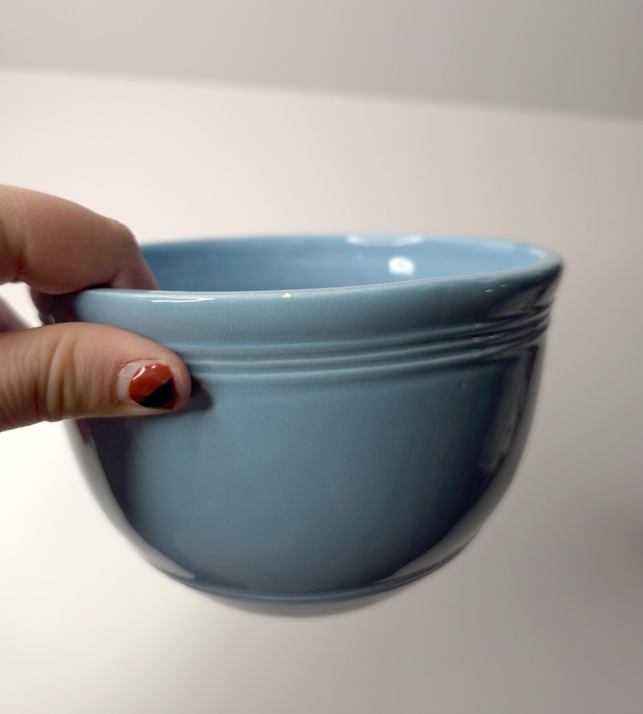 Vintage 90's Cracker Barrel Blue Nesting Mixing Bowl Replacement