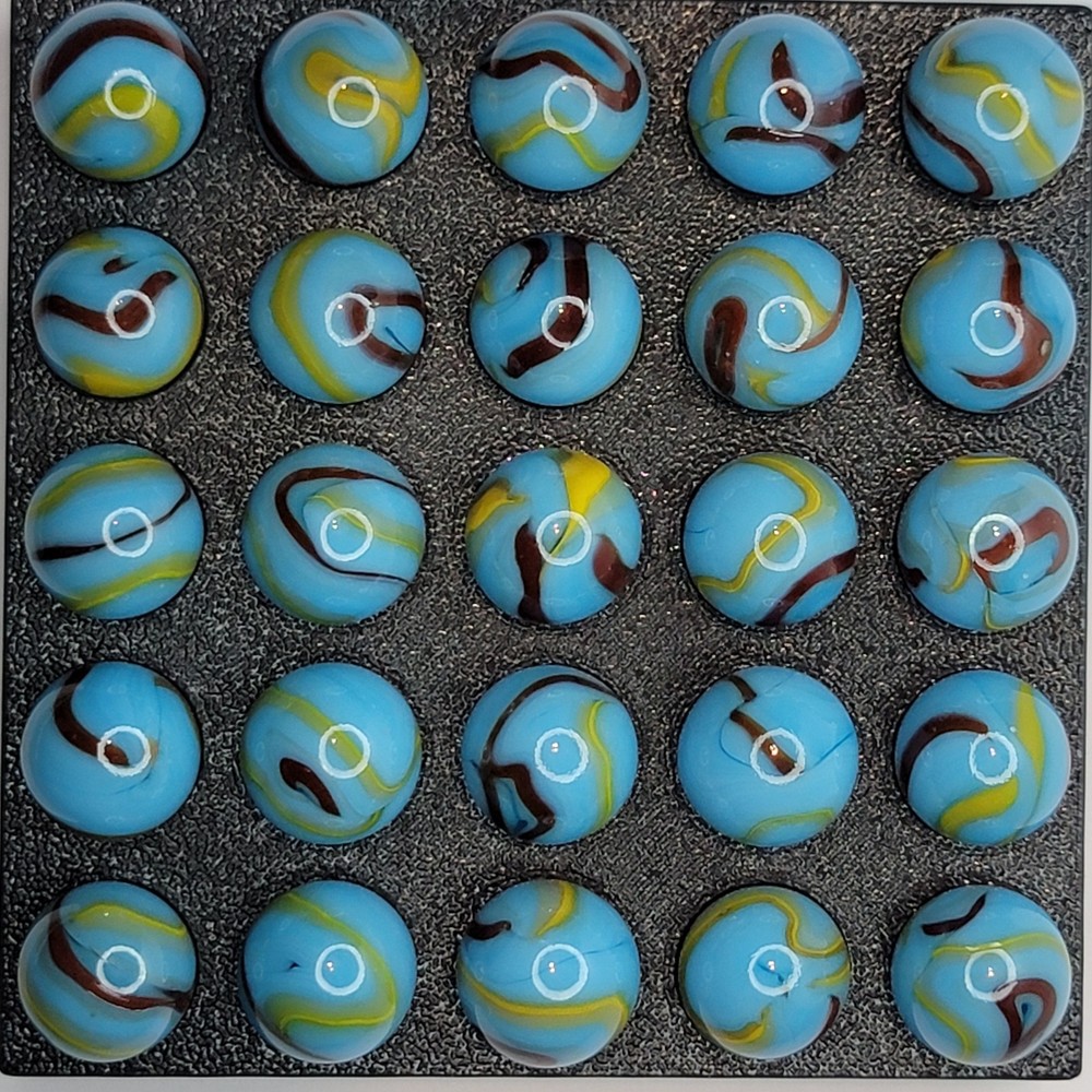 25 Glass Marbles Serpent Game Pack