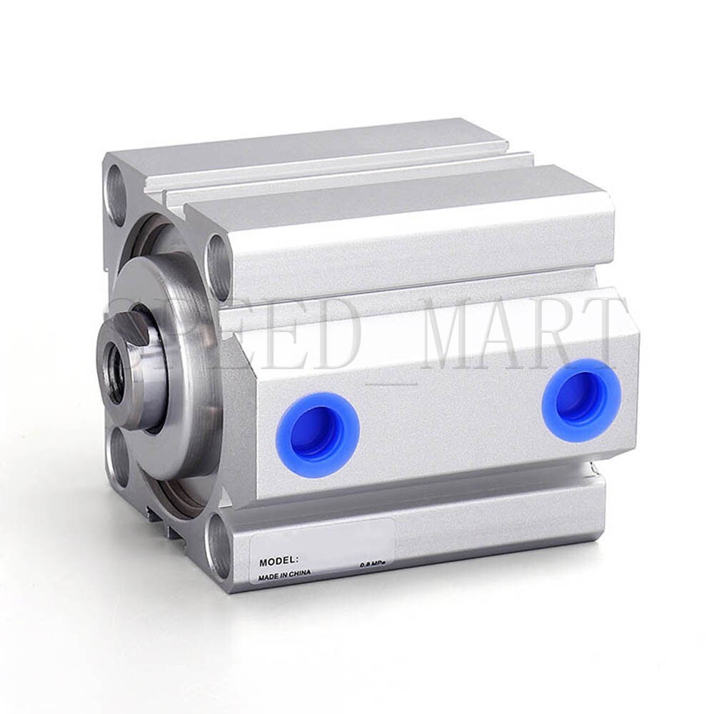 SDA63X90 Thin Small Pneumatic Air Cylinder 90mm Stroke Rod Acting Push Pull