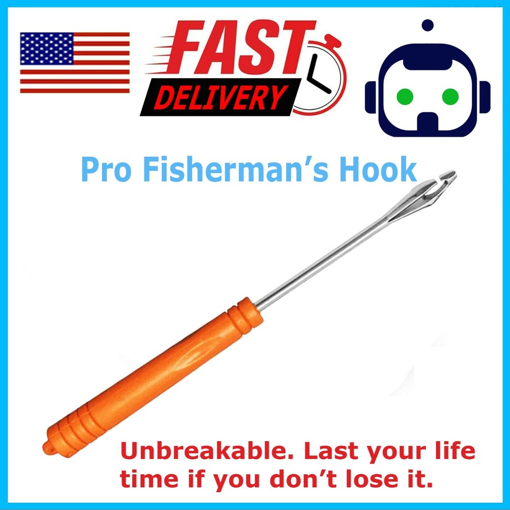 Pro Fish Hook Remover Puller Detacher Handle Extractor Fishing Tackle Easy Tool