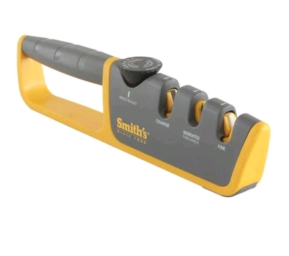 Smith's Adjustable Angle Pull-Thru Knife Sharpener 50264 NIP