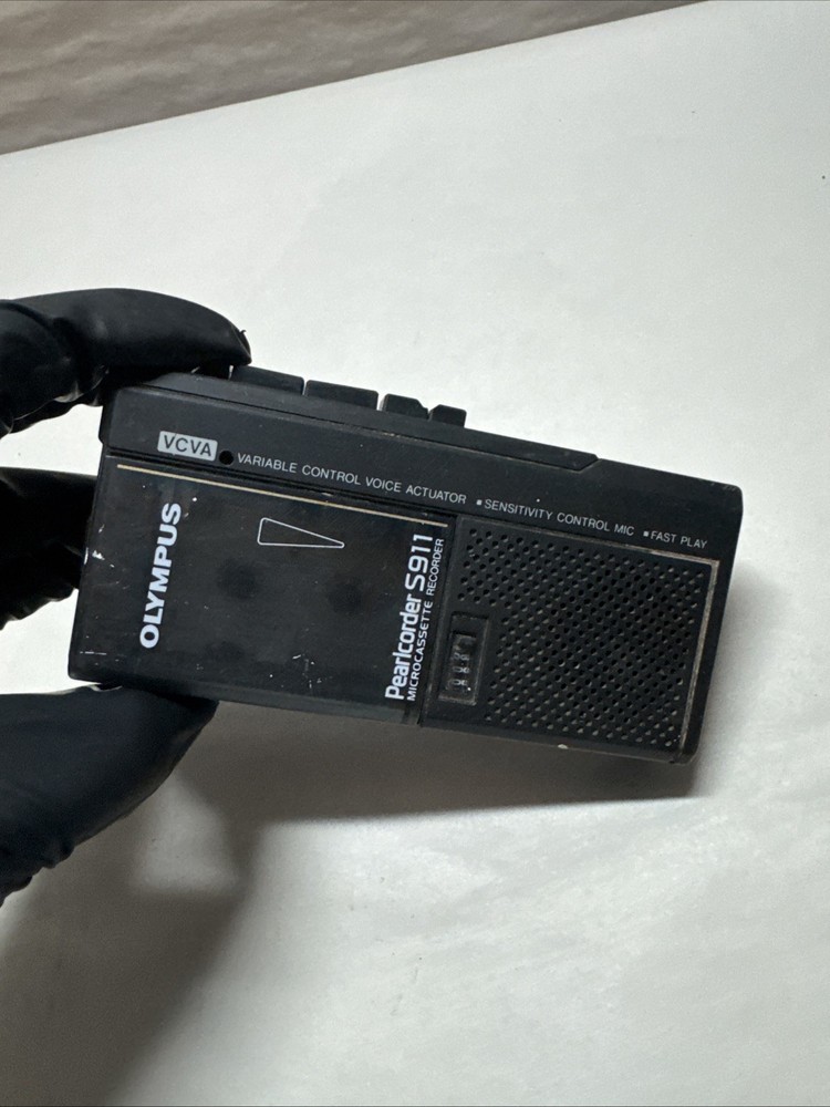 Olympus Microcassette Recorder Pearlcorder S911 Not Tested