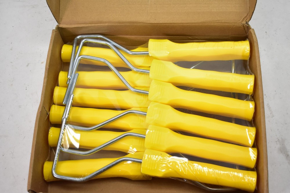 PROFOCON Mini Roller Frame 4IN 12 Pack Paint Roller Frame Set Painting Tool Kit