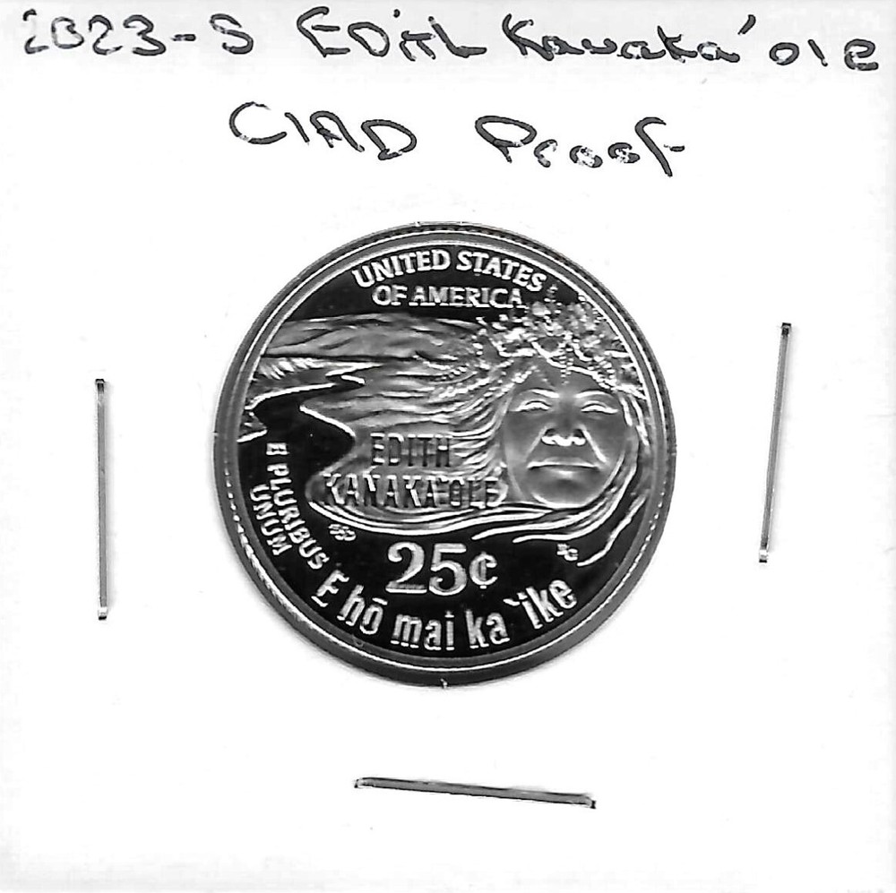 2023-S Clad Edith Kanakaʻole Proof