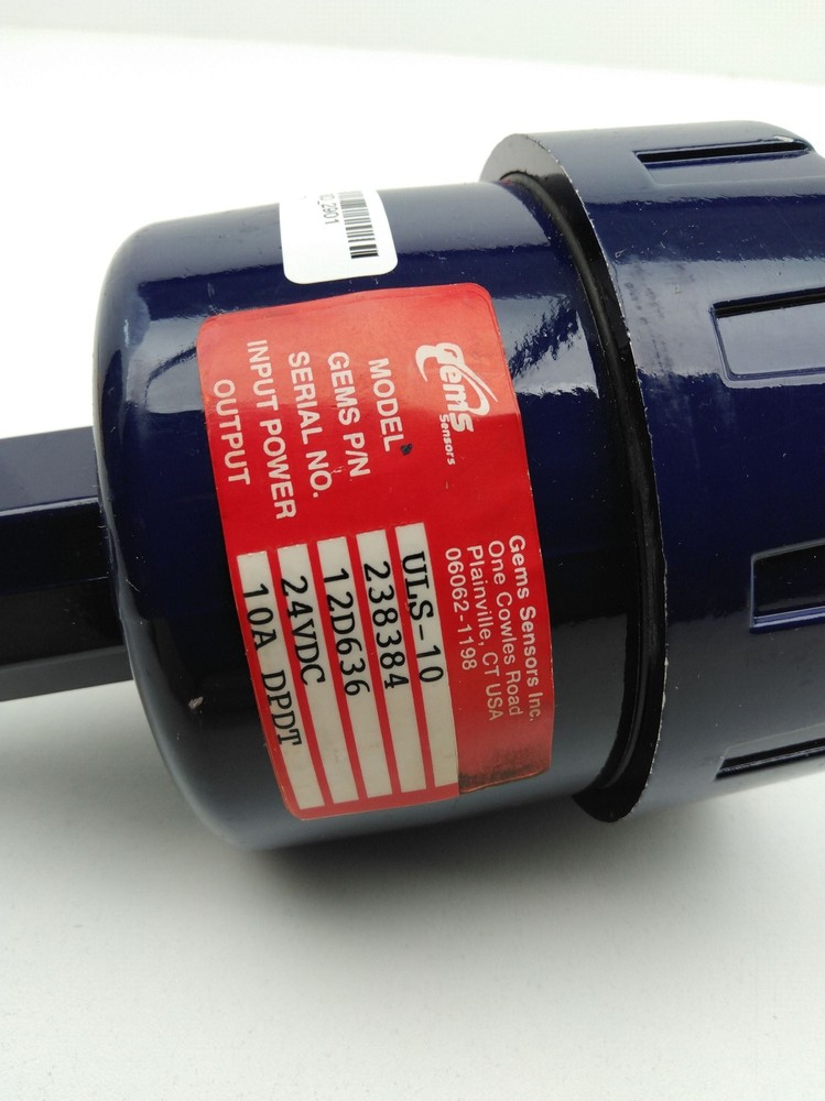 Gems ULS-10 Ultrasonic Level Sensor 24VDC, 10A, DPDT