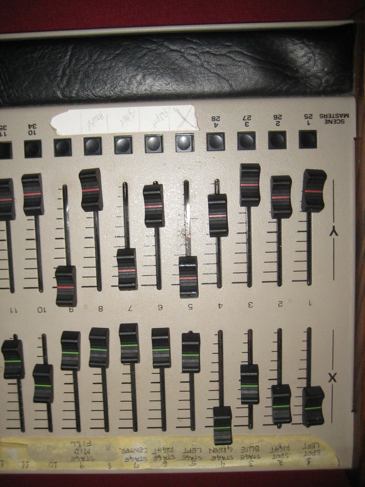 Applied Electronics Analog Lighting Console The Commander C-24 DMX512 Untested