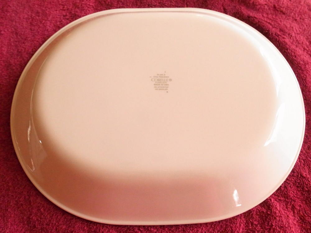 Corning Corelle Shadow Iris Oval 12" Platter-3 Available-So Pretty!