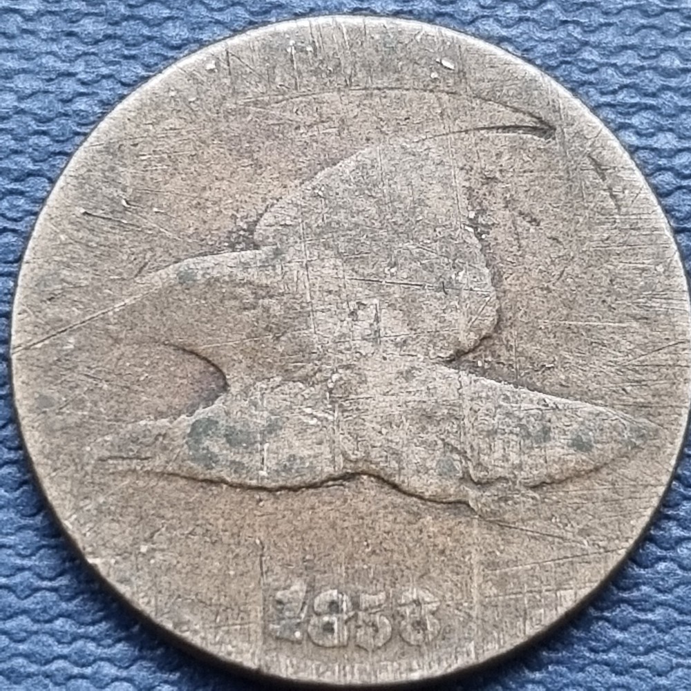 1858 Flying Eagle Cent 1c Circulated #76963
