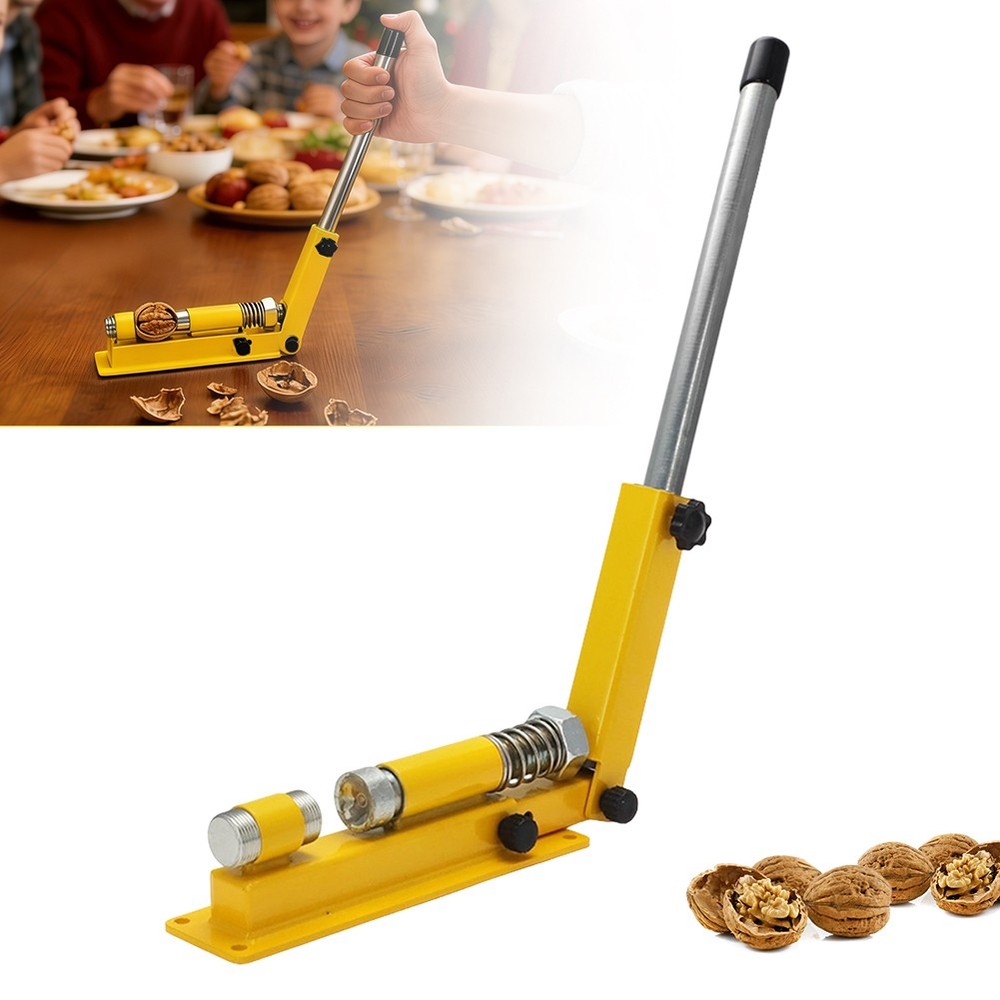 Nut Cracker Nutcracker Tool, Black Walnut Cracker for macadamia, Heavy Duty iron