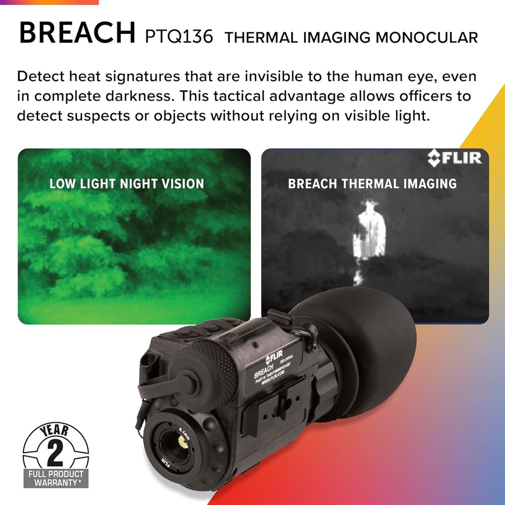 Breach Multi-Purpose Thermal Imaging Monocular - Compact and Versatile Design