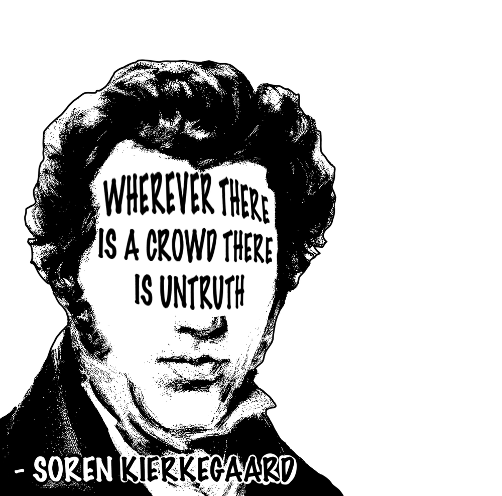 Soren Kierkegaard Quote Stickers