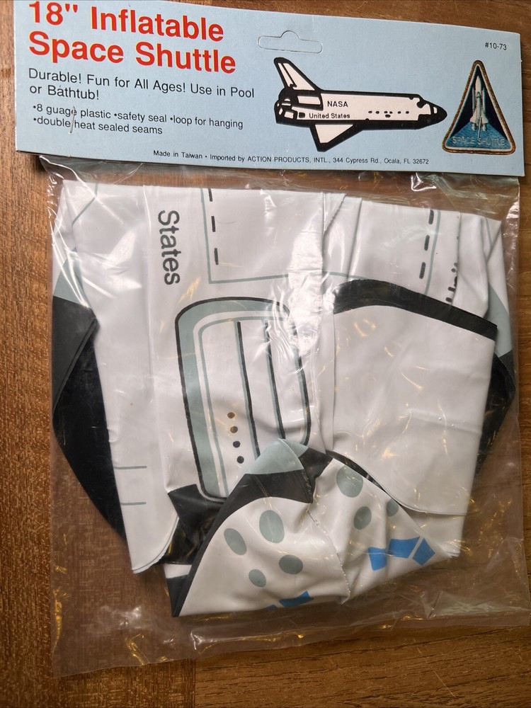 Vintage 18” Inflatable Space Shuttle NASA