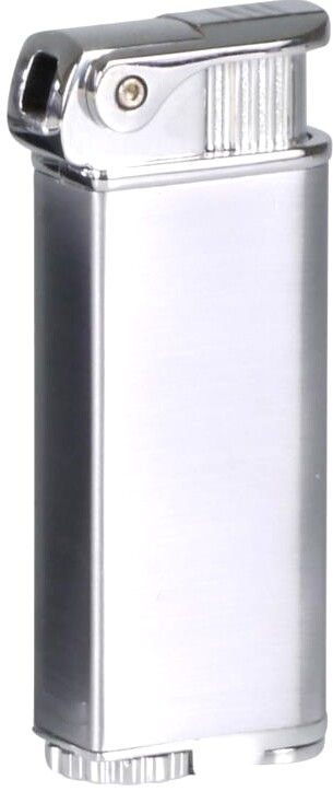 COOL PIPE LIGHTER "ERIC'S" PIPE TOOLS TAMPER w. BOX / SILVER