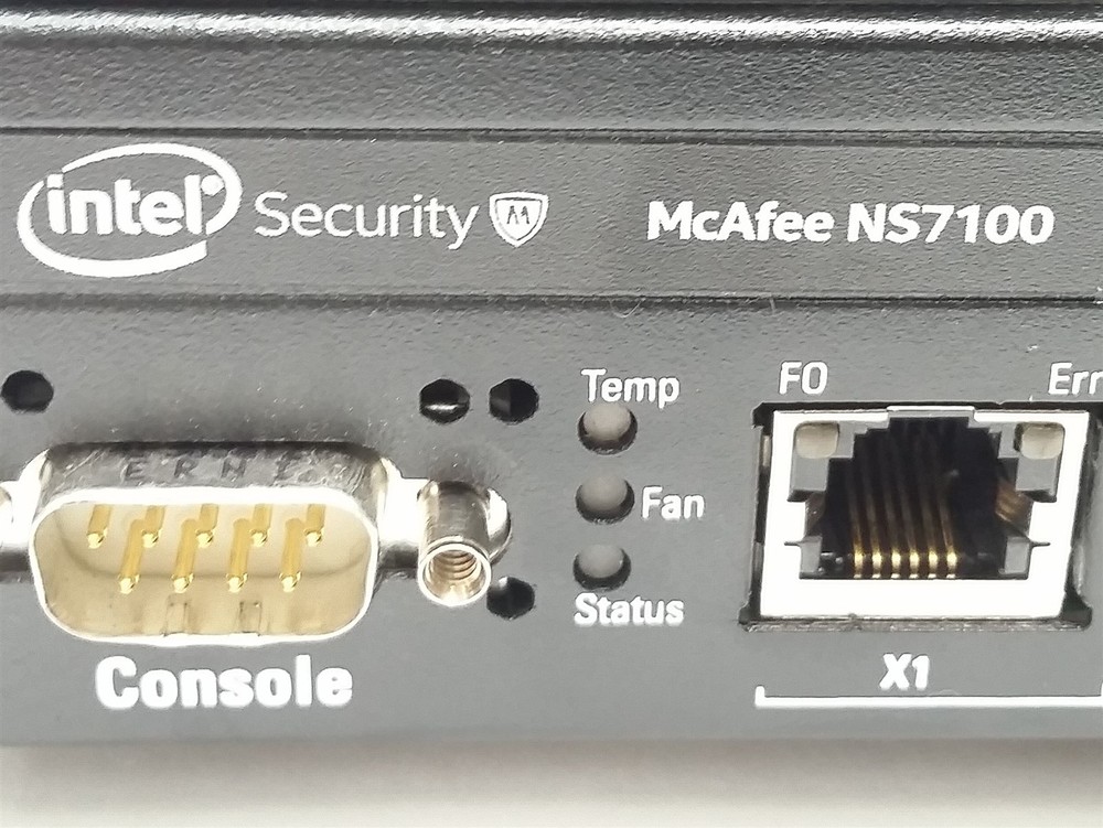 Intel Mcafee NS7100 Network Security IPS PLatform NS7000 W/ Interface Module