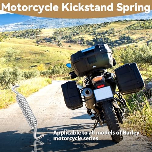 Jiffy Stand Kickstand Spring Replacement - Heavy-Duty 2.5mm Wire Spring - Silver