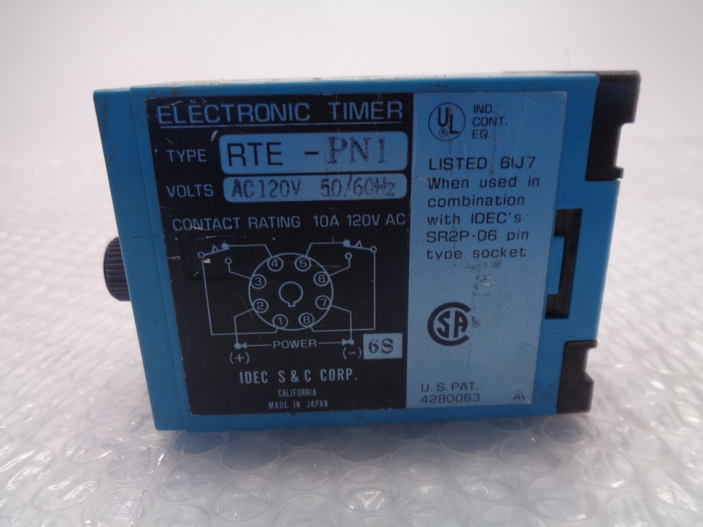 IDEC RTE-PN1 ELECTRONIC TIMER (AS PICTURED) UNMP