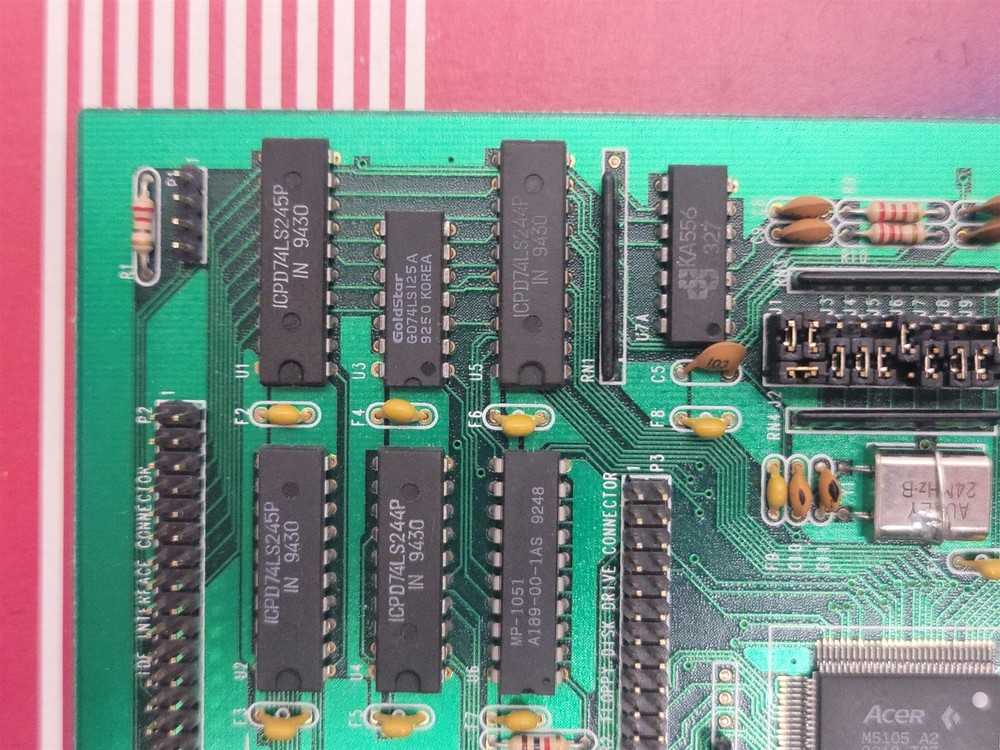 Unique UN-1051 IDE-FDD Controller I/O Card , ISA