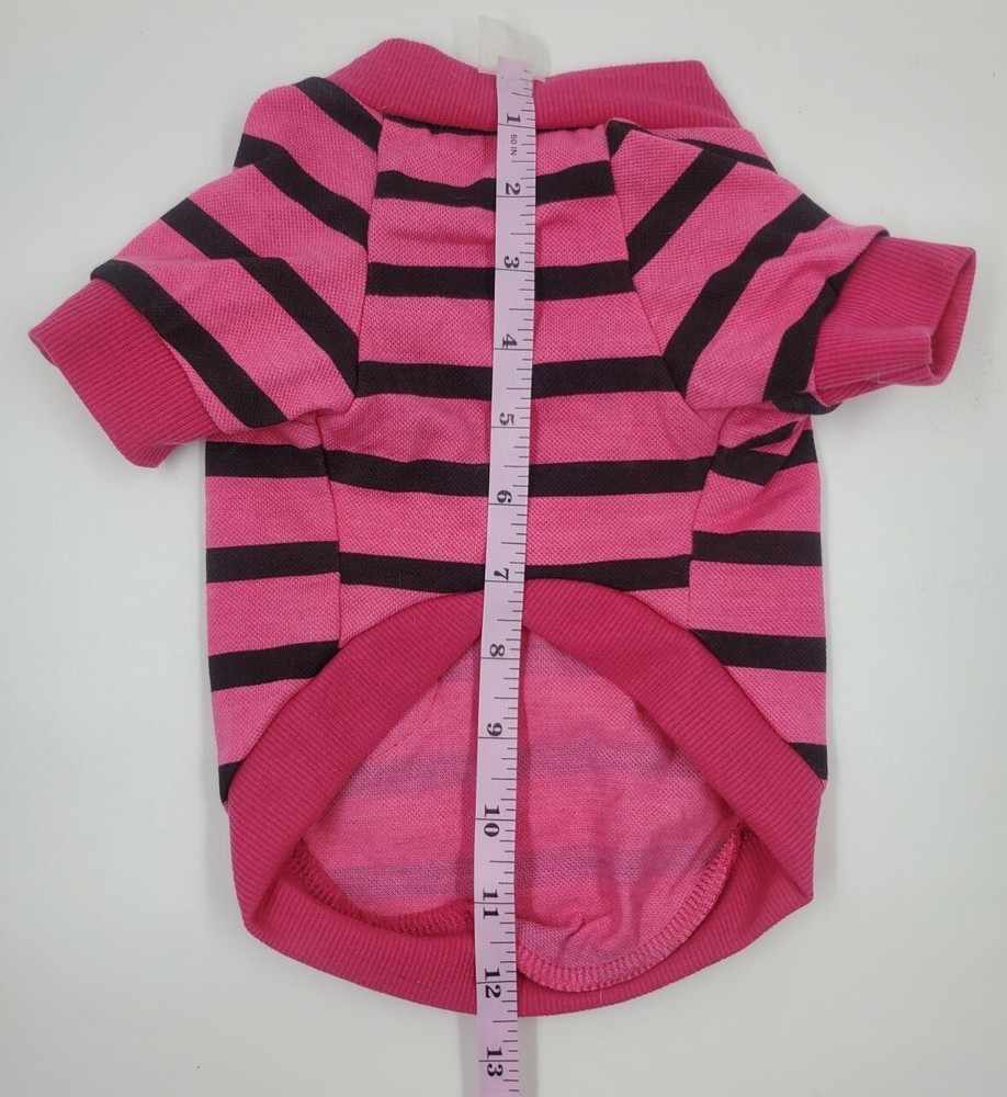 Dog Sweater Size Small Pink Striped