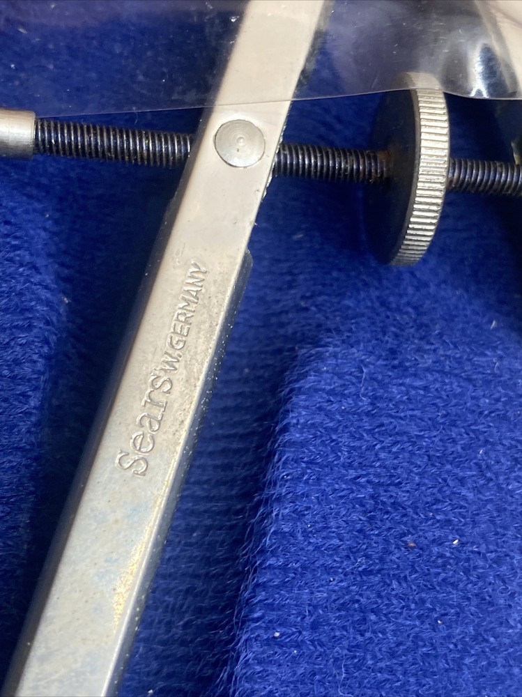 Vintage SEARS West Germany Drafting Engineering Tool Set Caliper