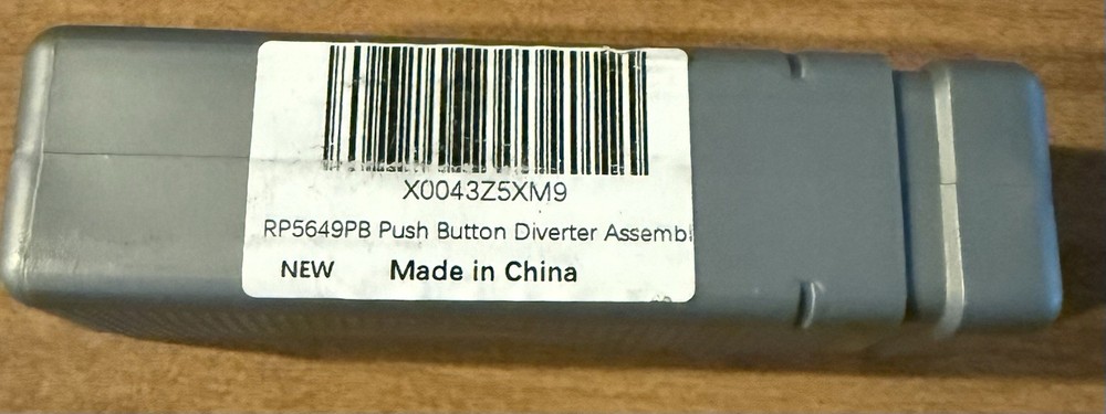 DELTA Chrome RP5649 Push Button Diverter Assembly - Genuine DELTA PART