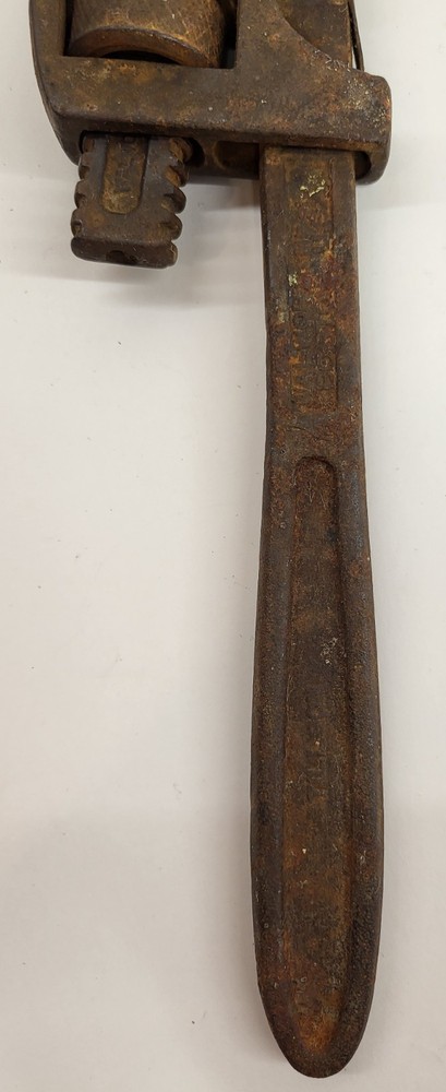 Vintage Stillson Pipe Wrench #10 Used