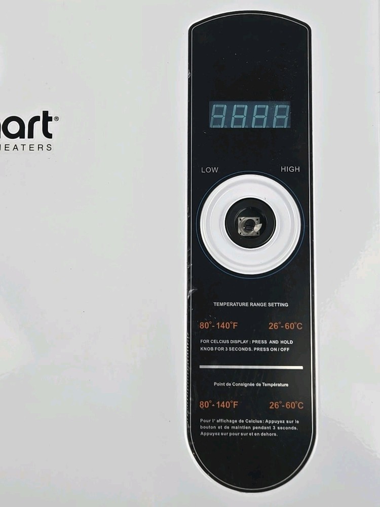 EcoSmart 24 kW 4.68 GPM 240-Volt Electric Tankless Water Heater (ECO 24) OB